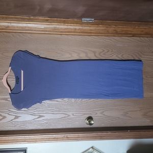 Blue Long Bodycon Dress
